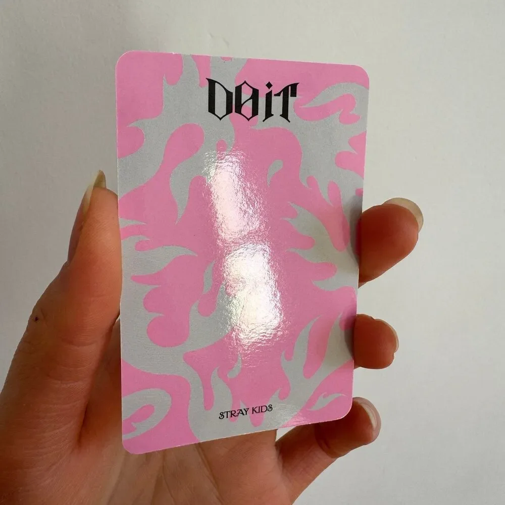 Lee Know Do It photocard it version pink